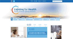 Desktop Screenshot of lightingforhealth.com